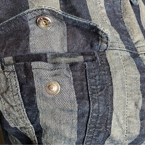 7 For All Mankind x Marques Almeida Cropped Fitted Denim Jacket NWT - Picture 10 of 16